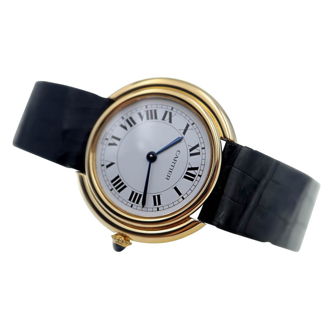 Cartier Vendome 18k Gold Men's Vintage 