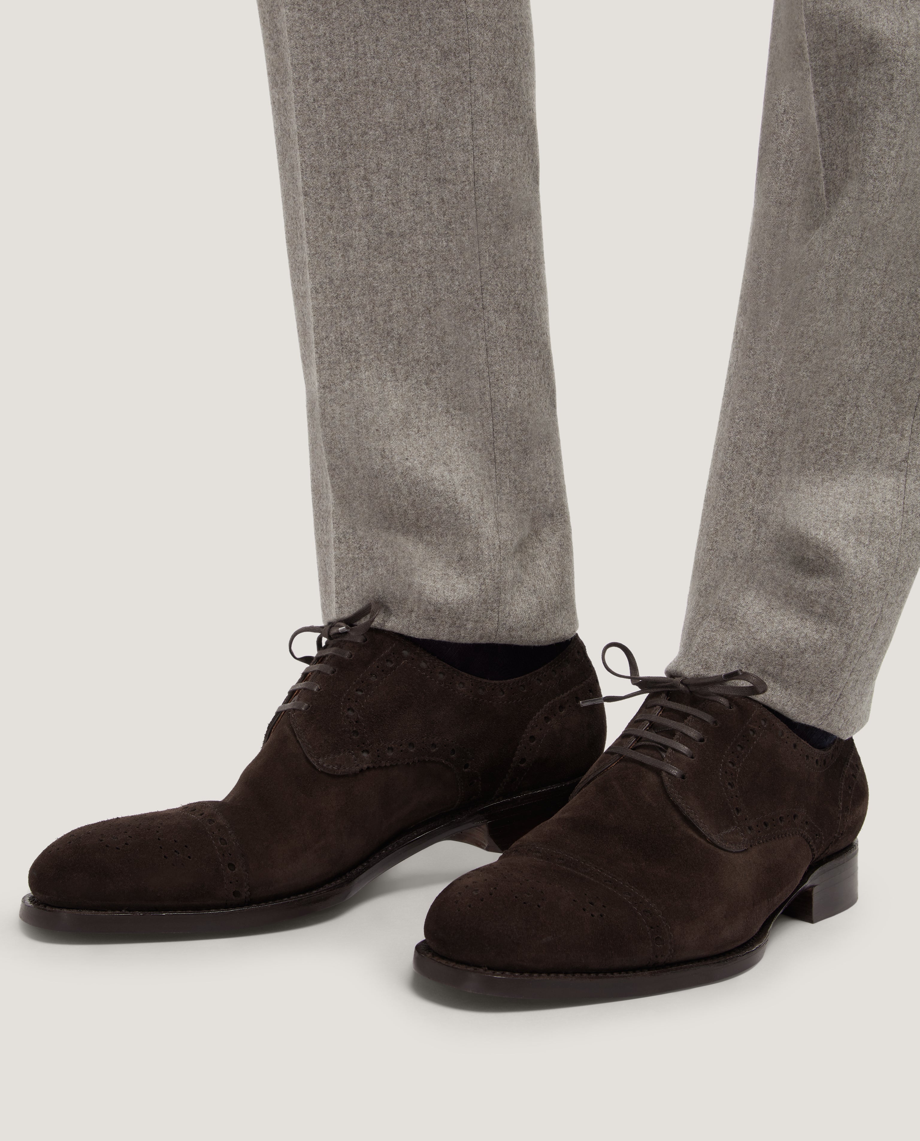 LOGAN Suede brogues – SALLE PRIVÉE