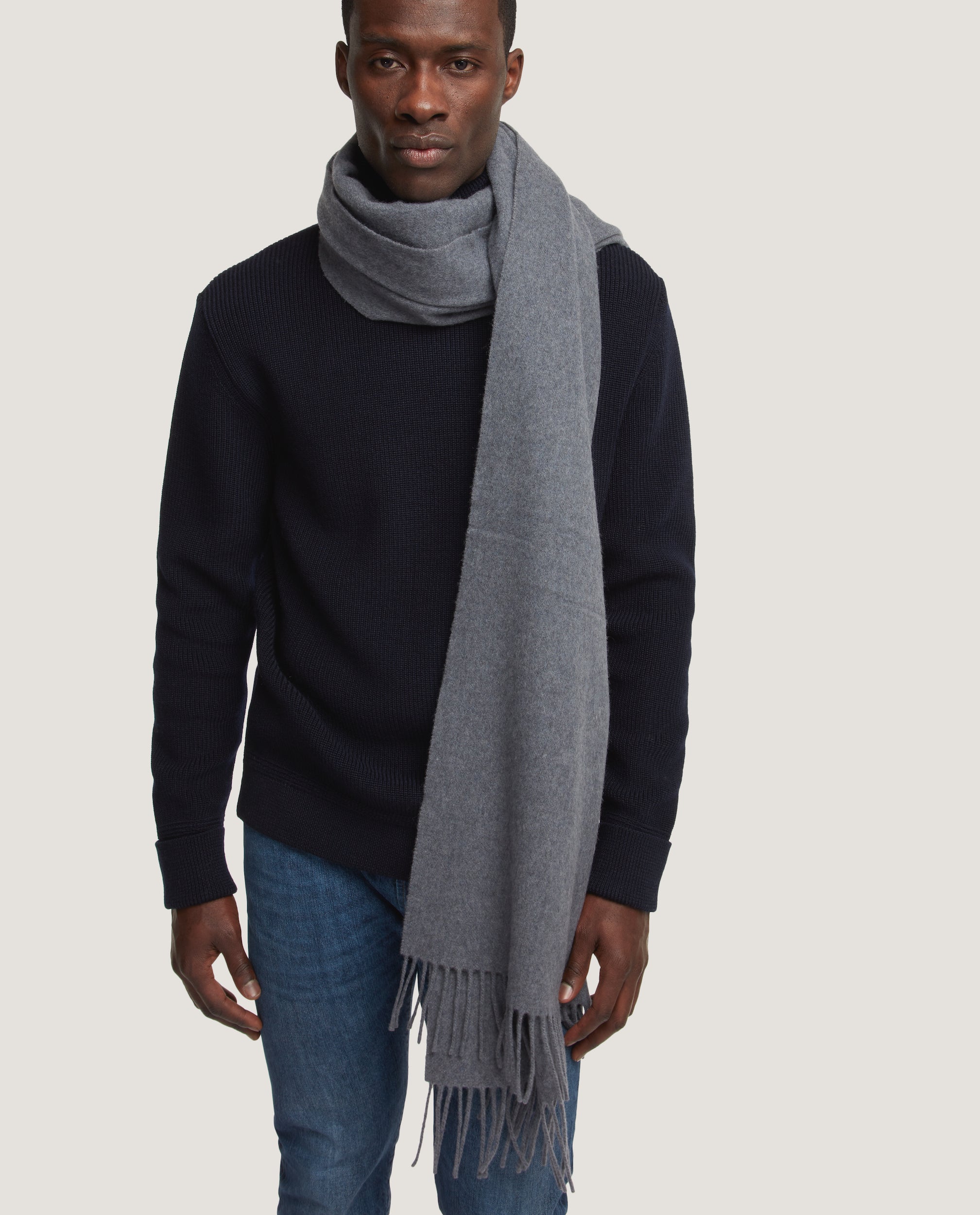 JANNE Scarf | Heavy wool-cashmere blend 