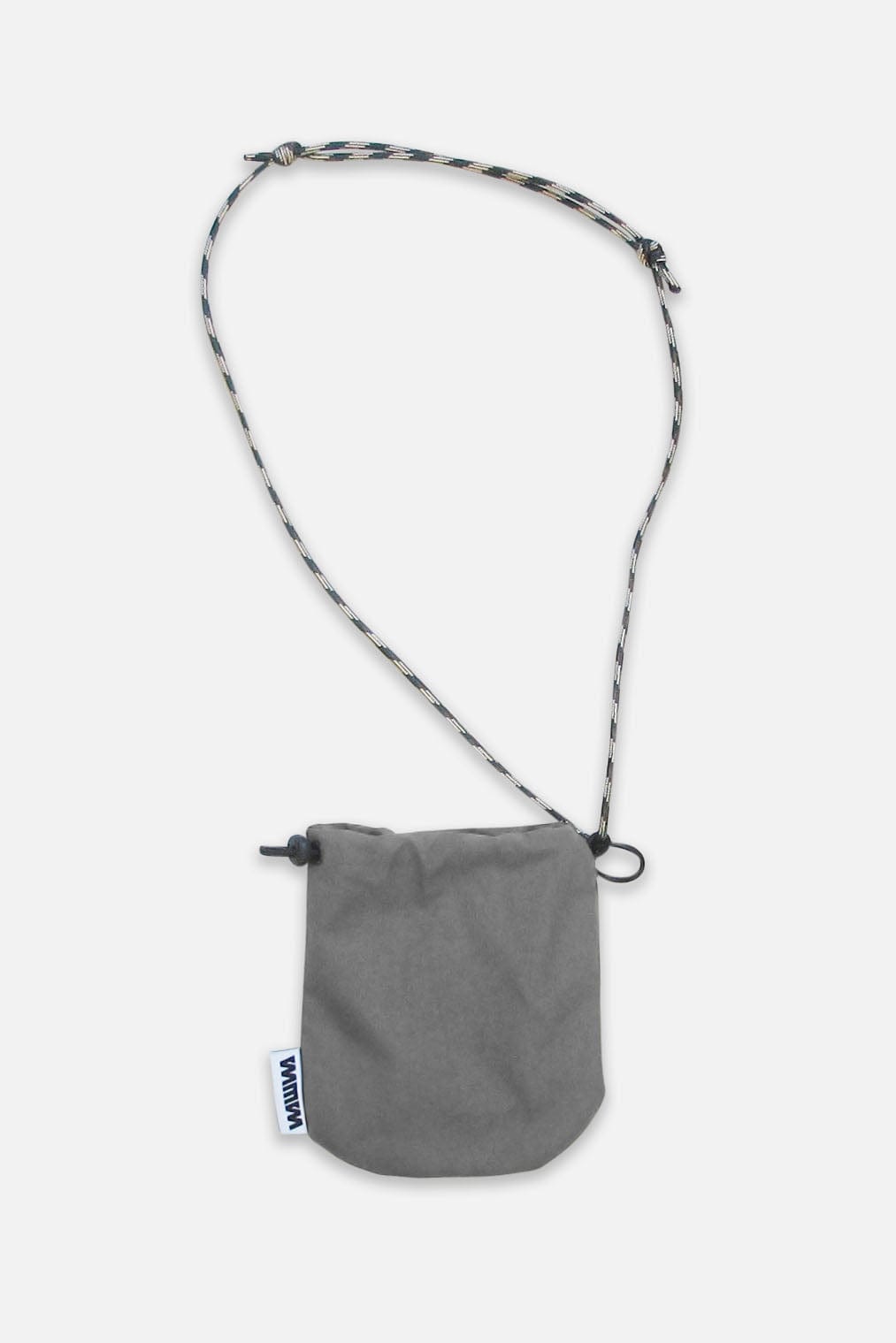 Cotton canvas messenger bag in off-white – wabizest