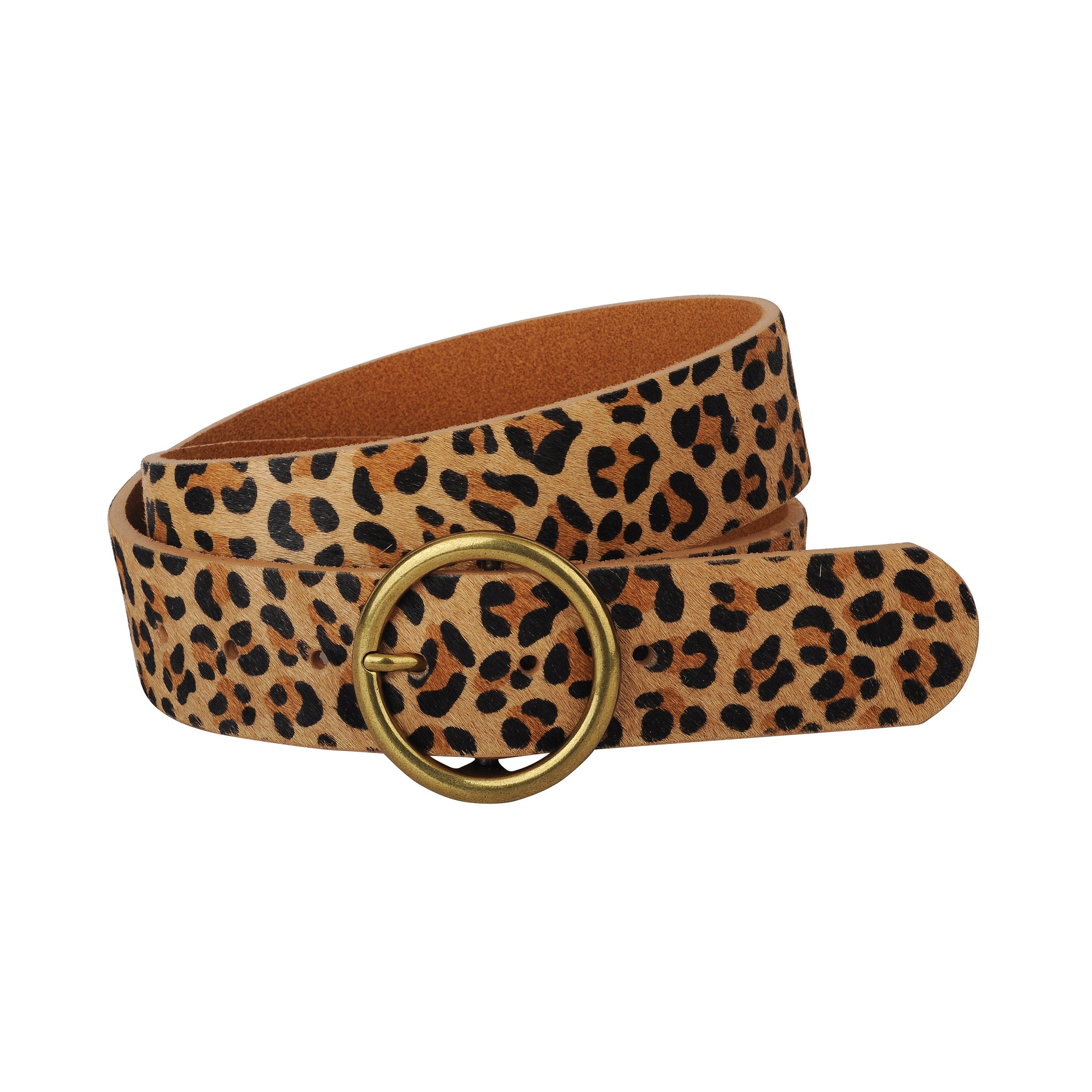 Leopard Print Calf Hair Belt | Most Wanted USA