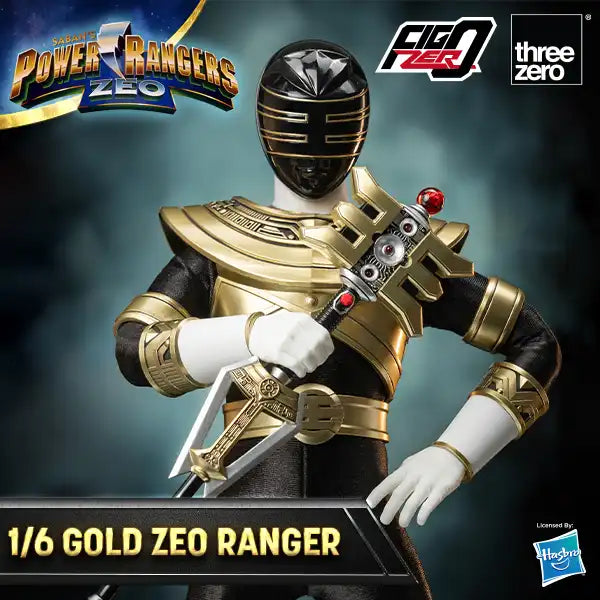 FigZero Gold Zeo Power Ranger - Power Rangers Zeo