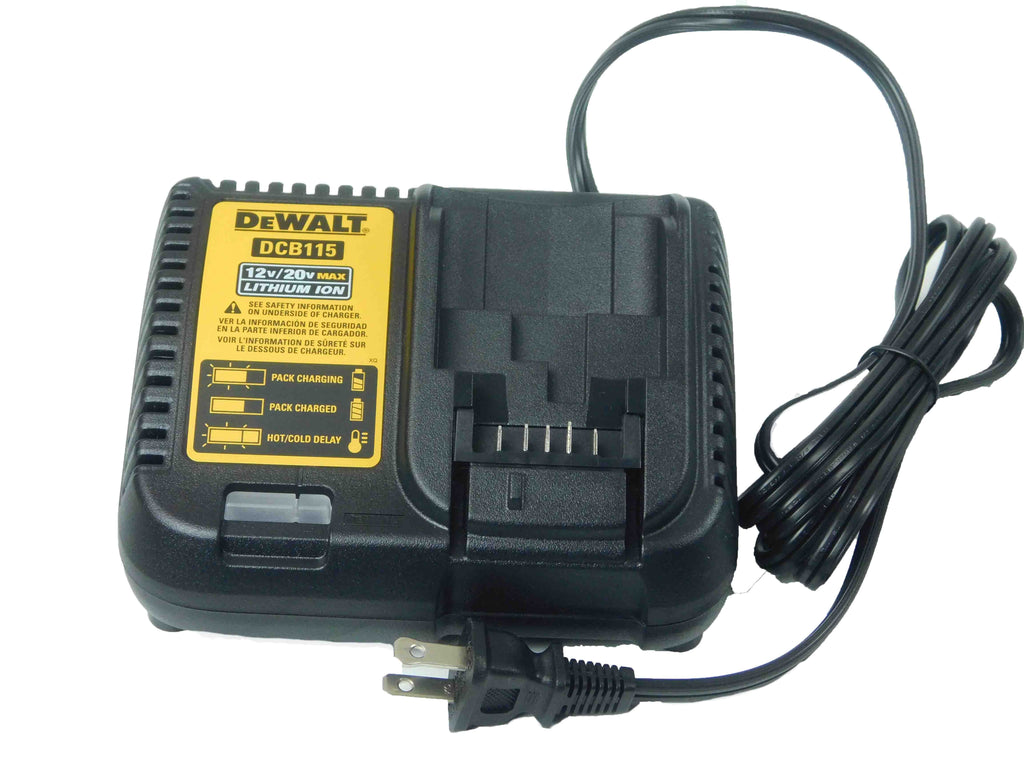 dewalt 20v battery charger solid red light