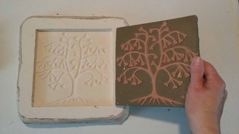 handmade tile process photo