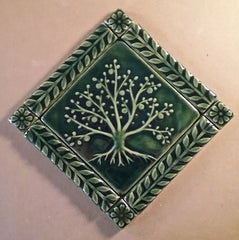 Tree of Life Handmade Tile