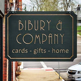 sign for bibury and company shop in downtown mantua ohio