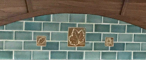 Handmade Tile Craftsman style hearth