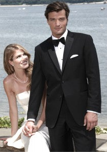 Black notch lapel Tux