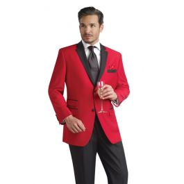 Looking to stand out at prom? Rock the dance floor with a red tuxedo jacket!