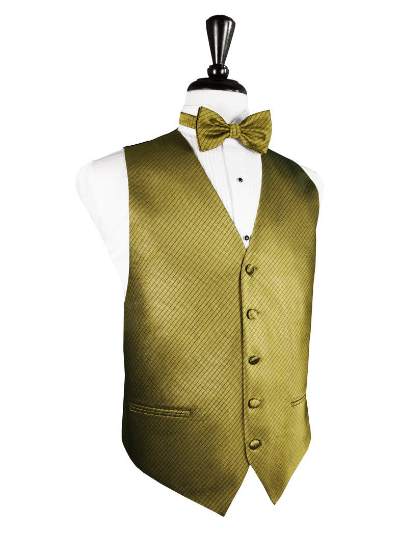 Gold Palermo Tuxedo Vest and Tie Set | Fine Tuxedos | Reviews on Trustoo.io