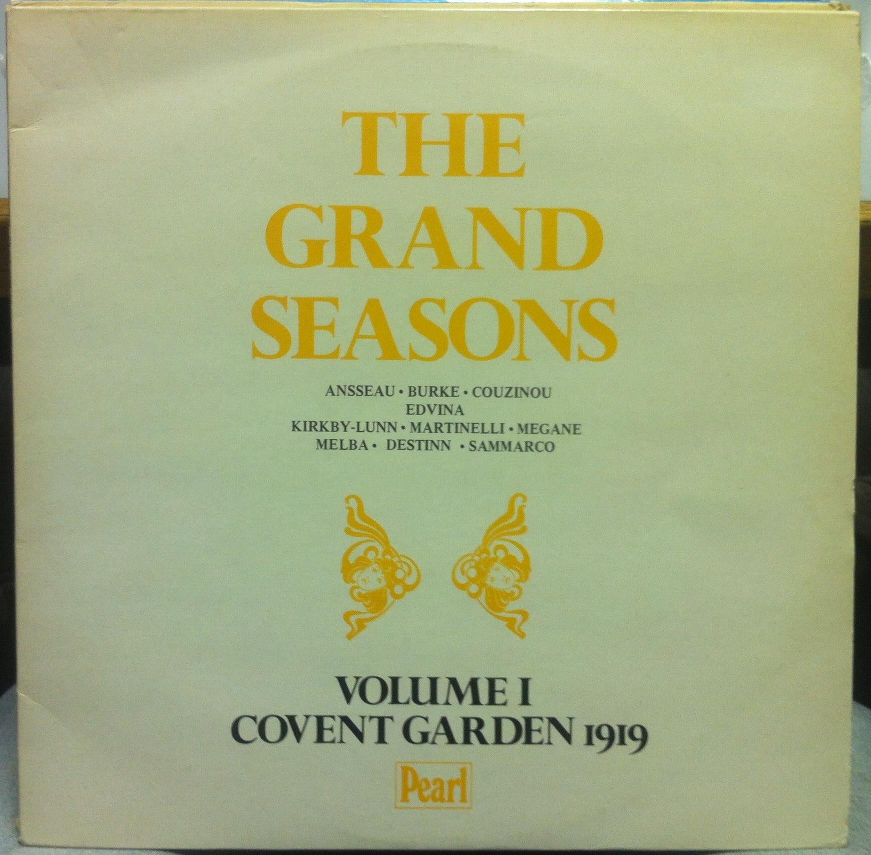 The Seasons - Volume I Covent Garden 1924 2 LP Mint- GEMM 246/7 Shuga Records