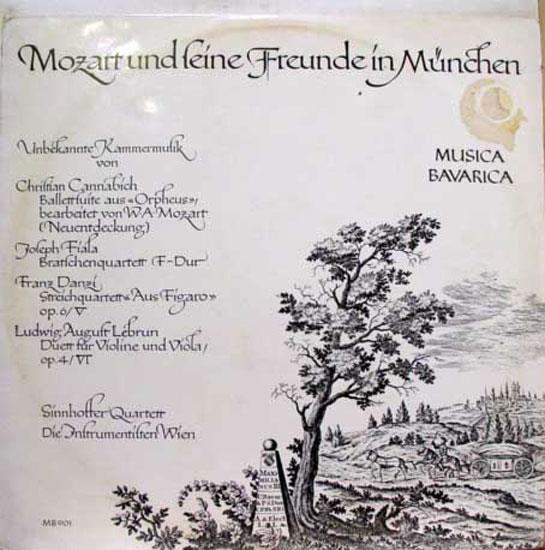 mad I virkeligheden mærke Sinnhoffer Quartett - Mozart Und Feine Freunde In Munchen LP Mint- MB –  Shuga Records