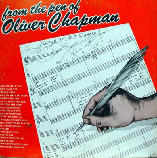 Oliver Chapman From The Pen Of 2 Lp Vg Private Press Modern Soul Funk Shuga Records