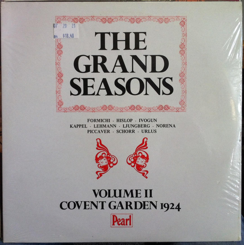 The Grand Seasons - Volume II Covent Garden 1924 2 LP New Sealed GEMM – Shuga
