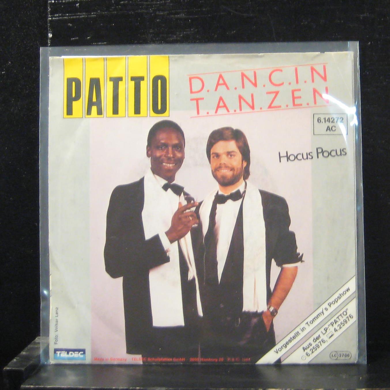 Patto - D.A.N.C.I.N./T.A.N.Z.E.N. VG+ 6.14272 Germany 1984 Shuga Records