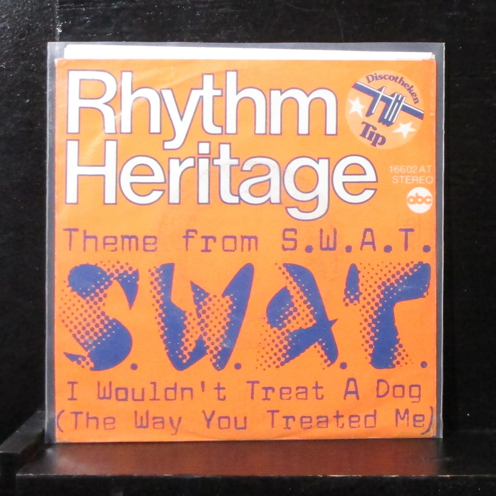 Rhythm Heritage Theme From S W A T 7 Vg Vinyl 45 Abc 16 602 At Ge Shuga Records