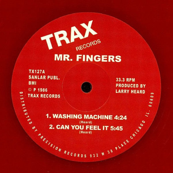 Mr. Fingers ‎– Machine / Can You Feel It (1986) - New 12" Sing– Shuga Records