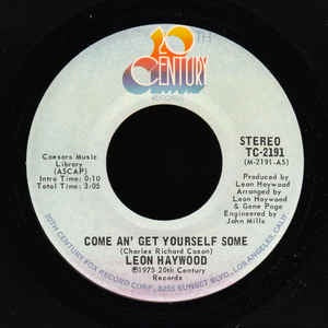 Leon Haywood ‎– Come An' Get Yourself Some / B.M.F. Beautiful VG+