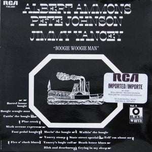 Albert Ammons - Pete Johnson / Jimmy Yancey ‎– Boogie Woogie Man - VG+ Lp Record France Import Vinyl - Chicago Blues / Piano Blues