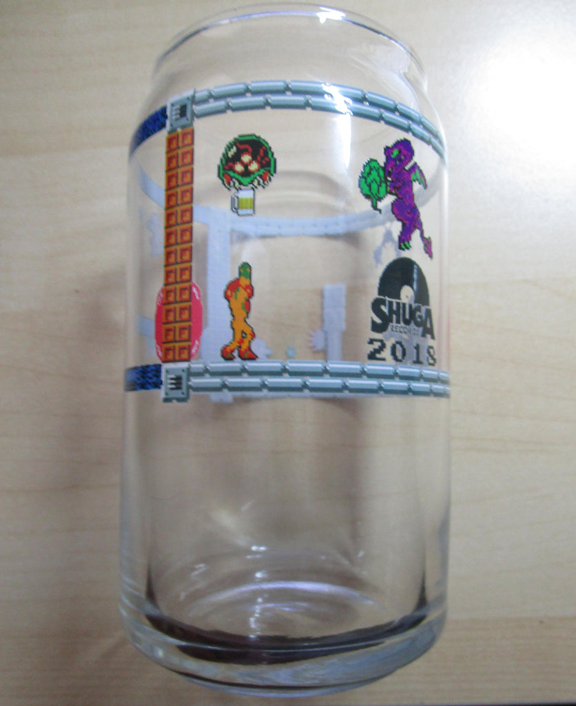 nintendo beer glass