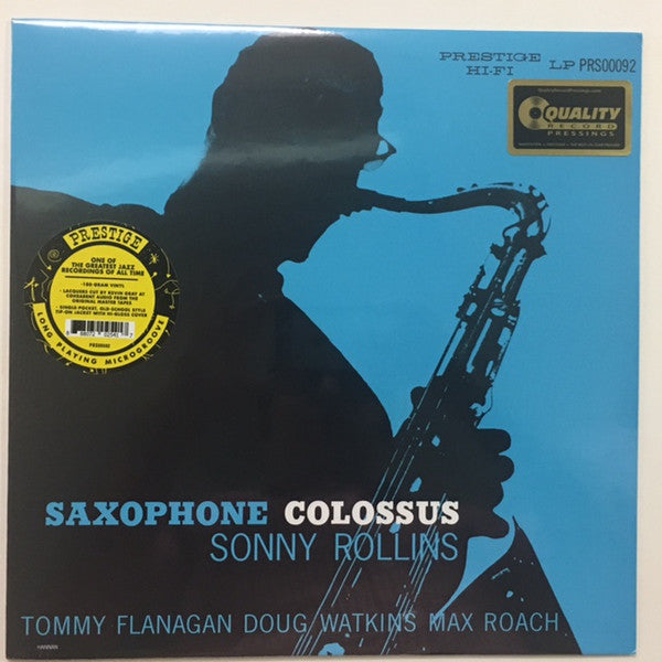 Sonny Rollins ‎– Saxophone Colossus (1956) - New LP Record 2017 Prestige  USA 180 gram Mono Kevin Gray Vinyl - Jazz / Bop