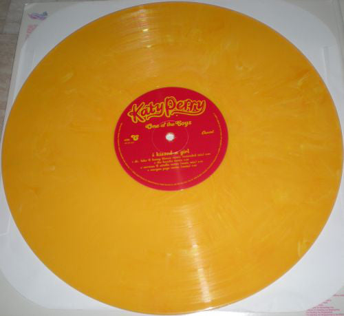 Katy Perry ‎– One Of The Boys - New 2 LP Record 2008 Capitol USA Red & Yellow Marble Vinyl - Pop Rock / Synth-pop