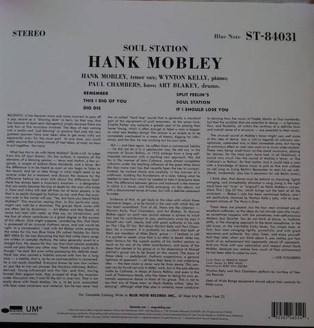 Hank Mobley – Roll Call (1961) - New LP Record 2000's Blue Note