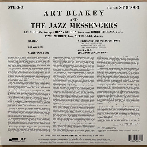 Art Blakey And The Jazz Messengers – BLP 4003 - VG+ LP Record 1958