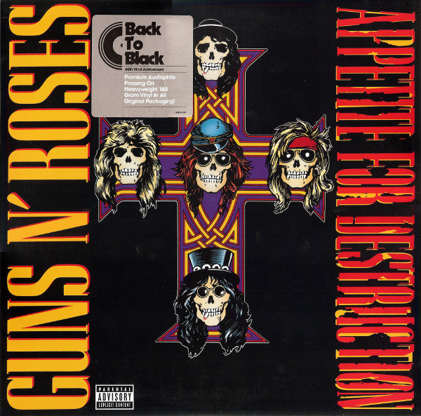 Guns N' Roses - Appetite for Destruction (1987) - New LP Record