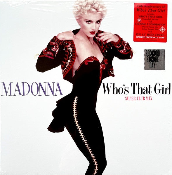 Madonna - Who's That Girl (Super Club Mix) (1987) New EP Record Stor– Shuga Records
