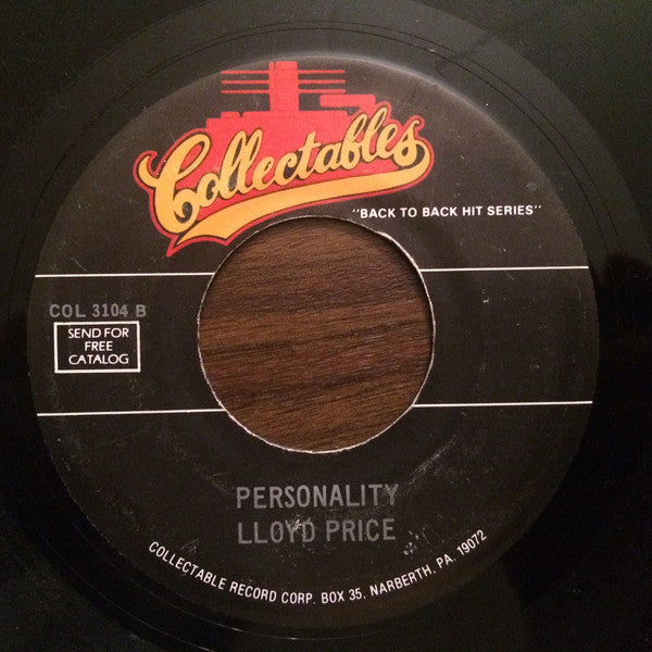 Lloyd Price ‎– Stagger Lee / Personality - VG+ 7