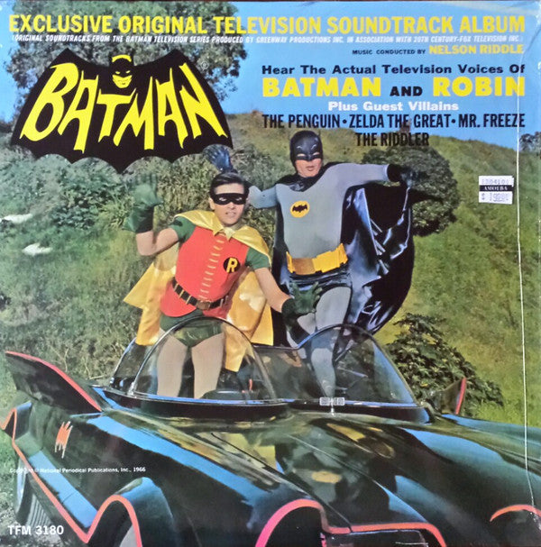 Nelson Riddle ‎– Batman (1966 Original Television Show) - New Lp Recor–  Shuga Records