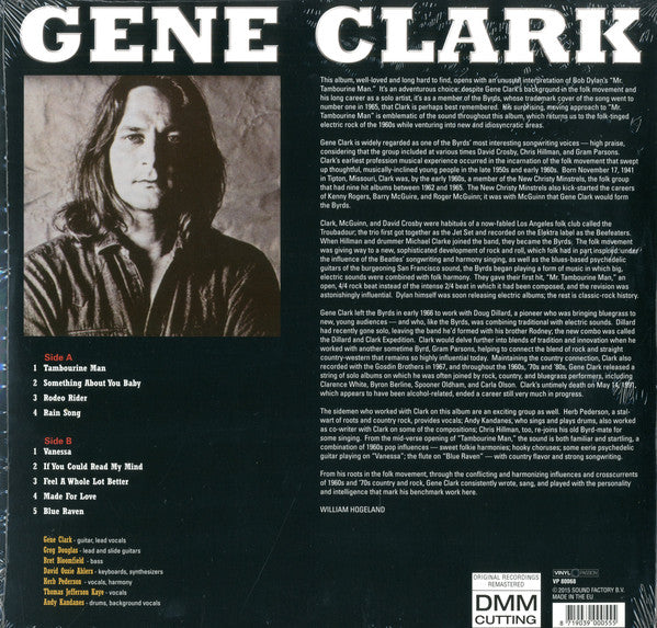 Gene Clark ‎– Fyrebird (1984) New LP Record 2015 Vinyl Passion Europ– Shuga