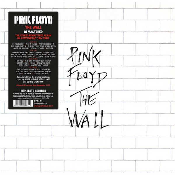 Pink Floyd The Wall (1979) - New 2 LP Record 2016 Pink – Shuga Records