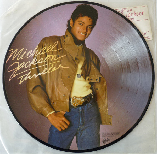 Michael ‎– Thriller - VG+ Lp Record 1983 USA Picture Disc viny– Records