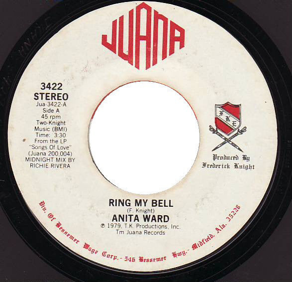 45 vinyl anita ward ring my bell
