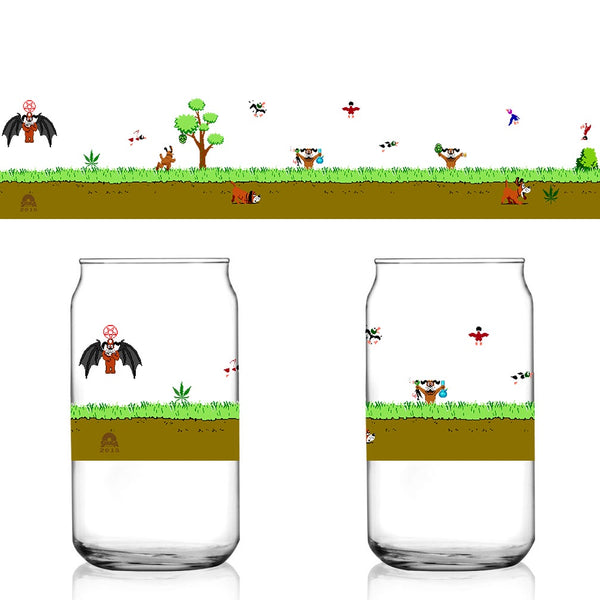 nintendo beer glass