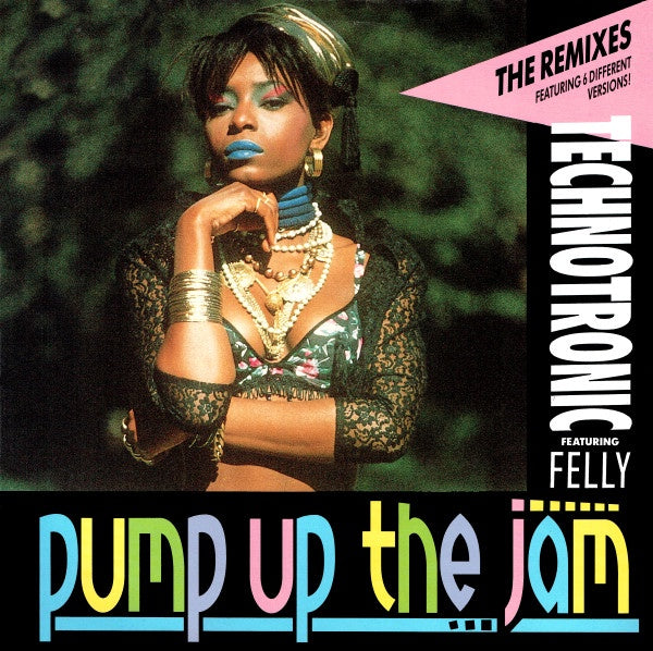 Technotronic Featuring Felly ‎– Pump The Jam Remixes) - VG+ 12– Shuga Records