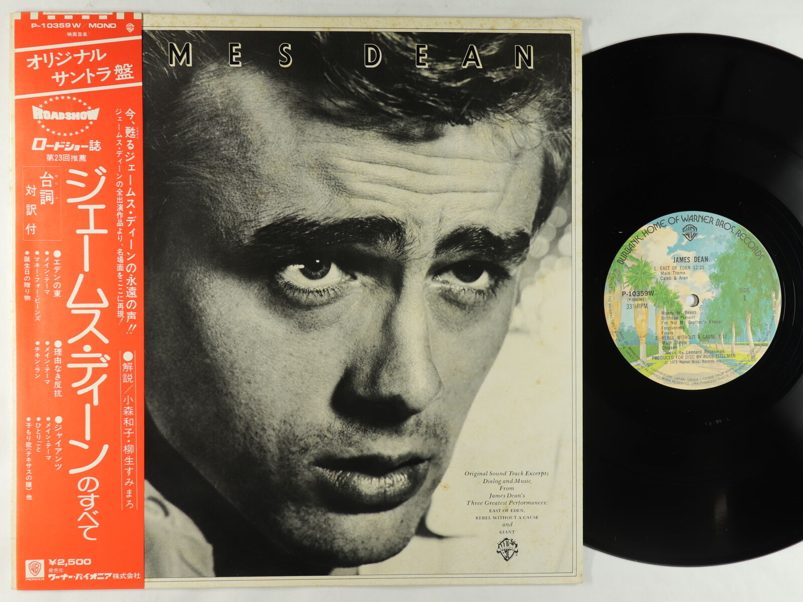 LP盤】JAMES DEAN ジェームス・ディーン 映画音楽 - レコード