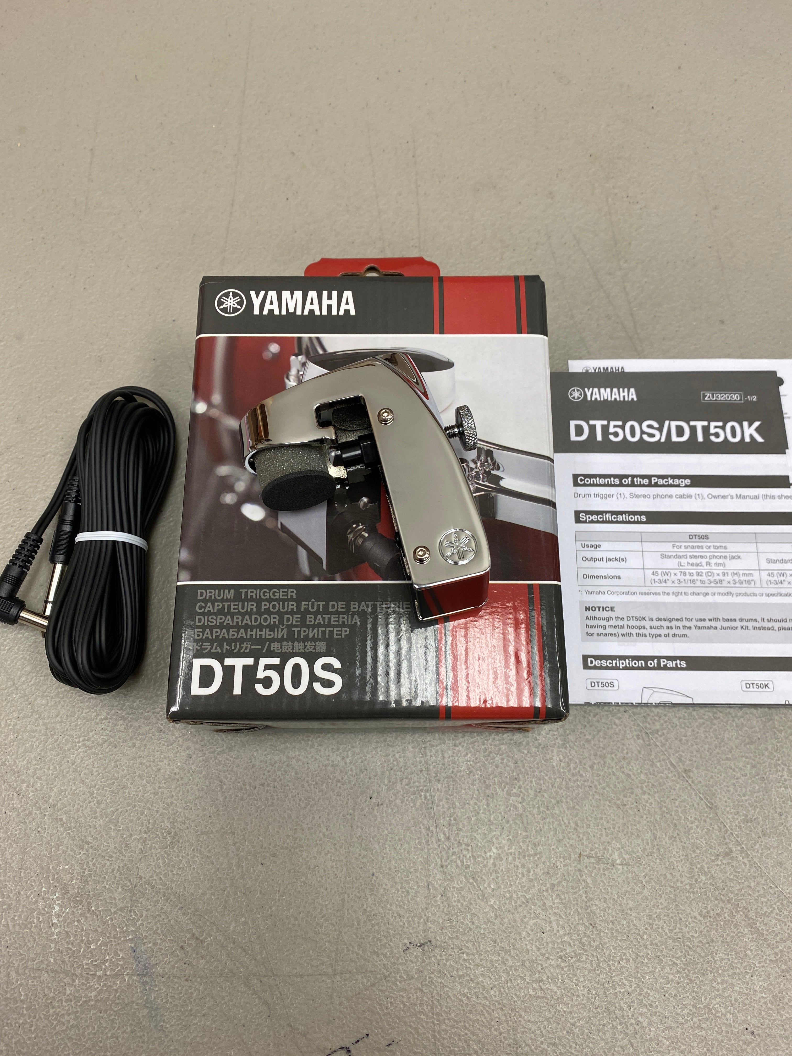 新発売】 ヤマハ ドラムトリガー dt50s 3つ dt50k セット agapeeurope.org