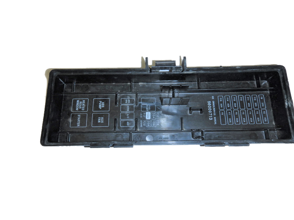 96-01 Cherokee XJ Engine Fuse Box Cover Power Distribution Center 5600 –  DeadJeep