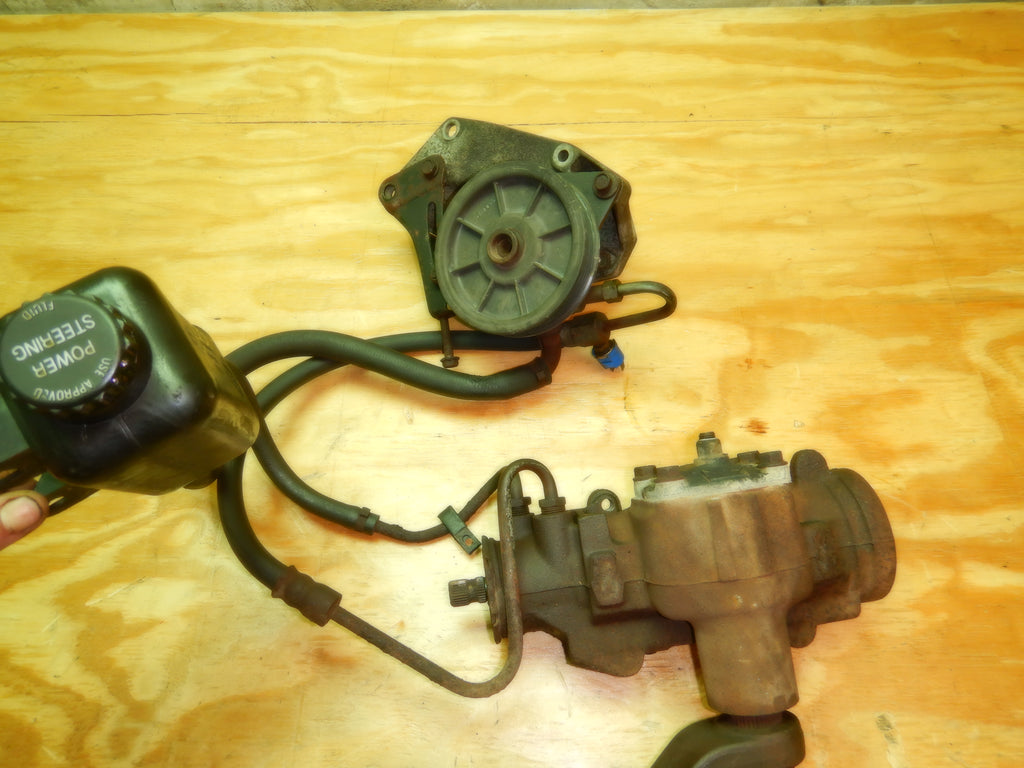 91-95 Wrangler YJ Complete Power Steering Gear Box Pump Set-up – DeadJeep
