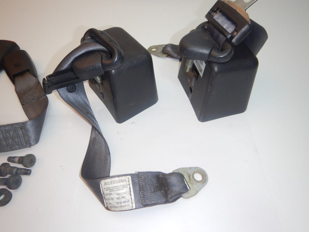 97-02 Wrangler TJ OEM Complete Rear Seat Belts Assembly Set And Hardwa –  DeadJeep