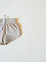 Speckled Track Shorts - Tan - Orcas Lucille