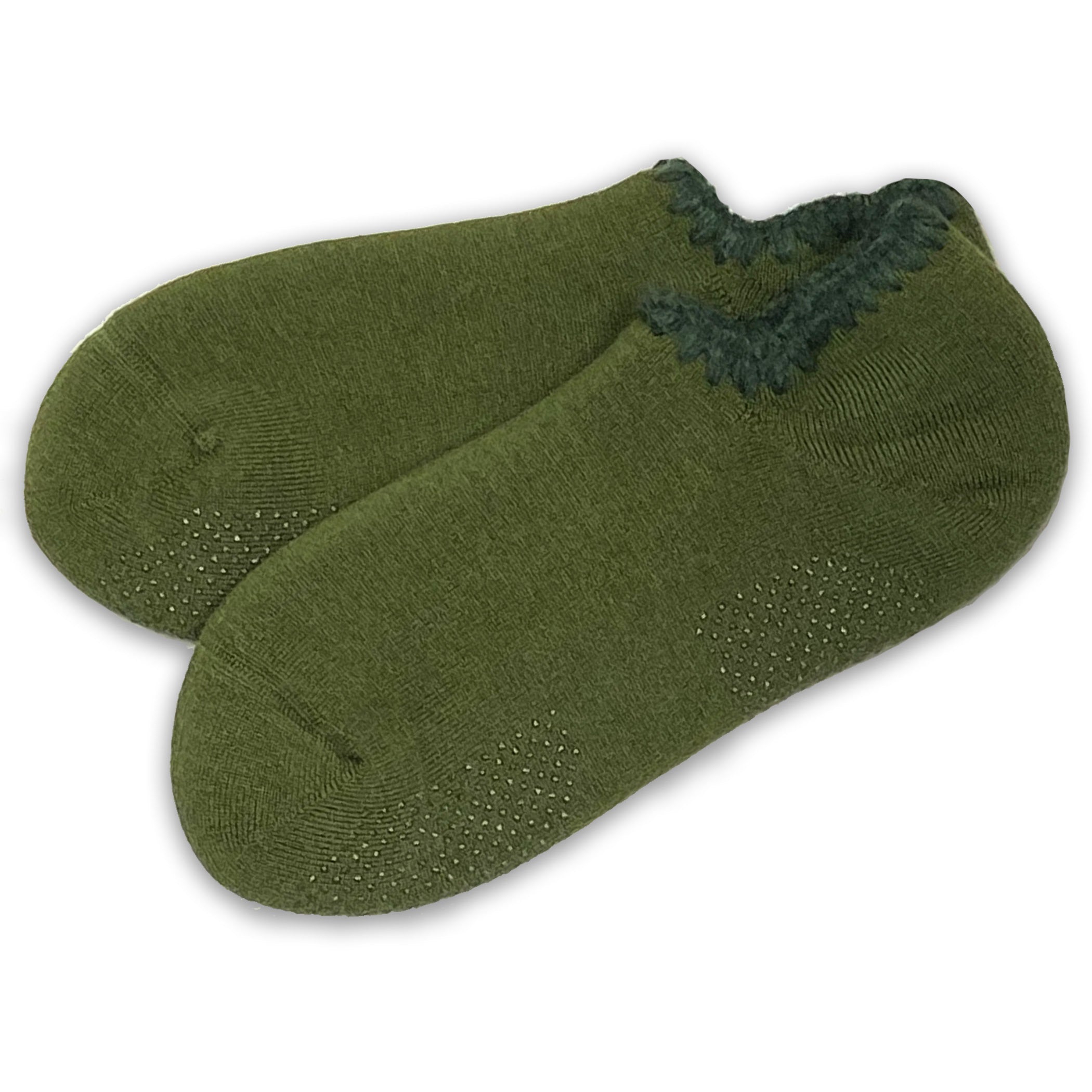 Handcrafted Wool Slipper Socks With Grips Medium – CHERRYSTONEstyle