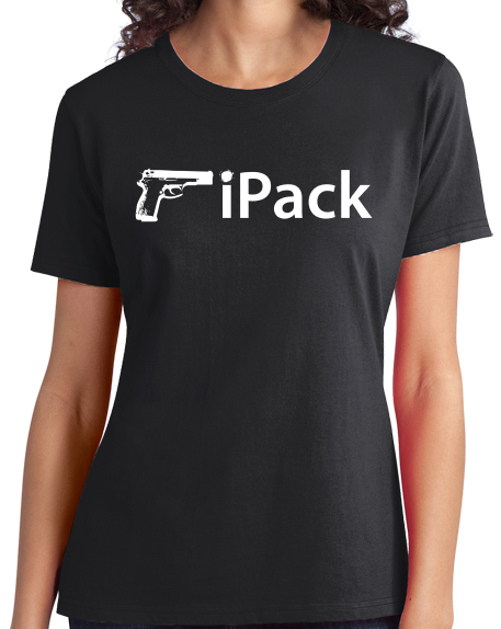 iPack - Gun Enthusiast Lover Funny Packing Heat Glock Police T-shirt ...