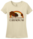 Ladies Natural Living the Dream in Claremont, NH | Retro Unisex  T-shirt