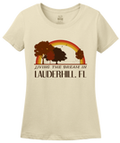 Ladies Natural Living the Dream in Lauderhill, FL | Retro Unisex  T-shirt