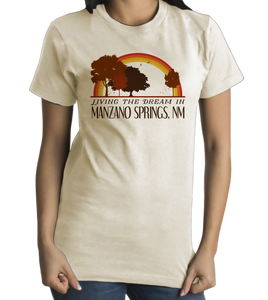 Standard Natural Living the Dream in Manzano Springs, NM | Retro Unisex  T-shirt