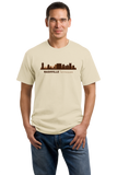 Unisex Natural Nashville, TN City Skyline - Music City Grand Ole Opry Country T-shirt